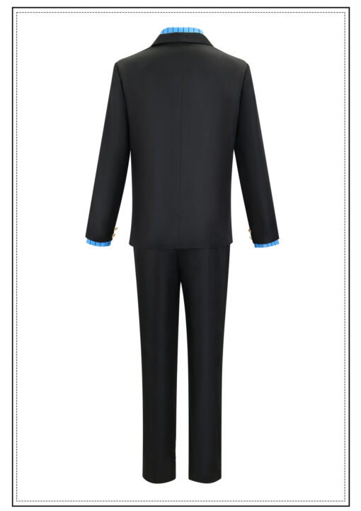 One Piece Sanji Vinsmoke Blue Cosplay Costume