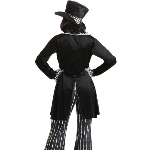 Alice in Wonderland Mad Hatter Female Magician Cosplay Costume