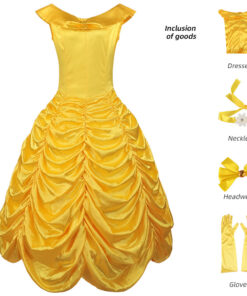 Beauty and the Beast Belle Dress Cosplay Costume