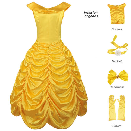 Beauty and the Beast Belle Dress Cosplay Costume