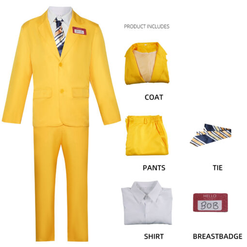 Beetlejuice Betelgeuse Yellow Suit Cosplay Costume