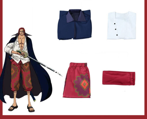 One Piece Shanks Cosplay Costume