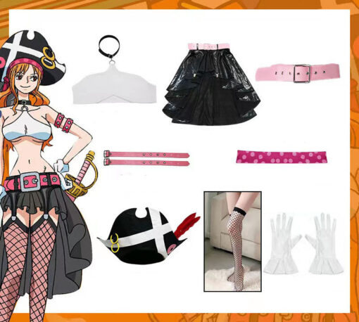 One Piece Nami Battle Outfit Cosplay Costume