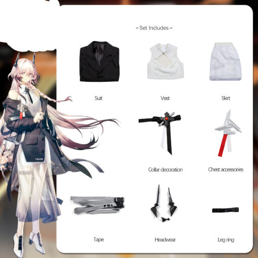 Arknights Theresa Cosplay Costume