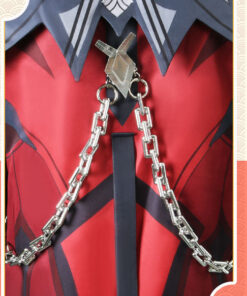 Genshin Impact Crimson Red Diluc Cosplay Costume