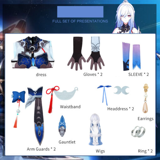 Honkai Star Rail Jingliu Cosplay Costume