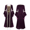 Hocus Pocus Purple Robe Dress Cosplay Costume