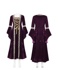 Hocus Pocus Purple Robe Dress Cosplay Costume