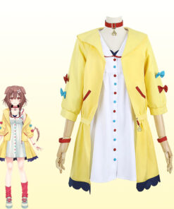 Vtuber Inugami Korone Cosplay Costume