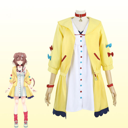 Vtuber Inugami Korone Cosplay Costume