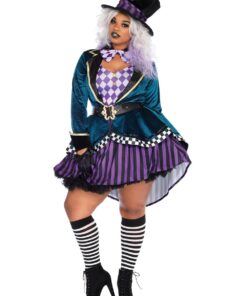 Alice in Wonderland Mad Hatter Stages Cosplay Costume