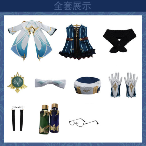 Genshin Impact Sucrose Cosplay Costume