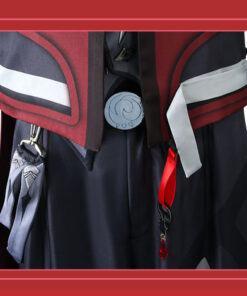 Genshin Impact Crimson Red Diluc Cosplay Costume