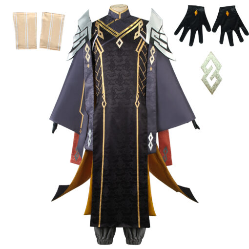 Genshin Impact Zhongli Cosplay Costume