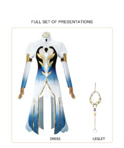 Genshin Impact Furina Water Deity Cosplay Costume