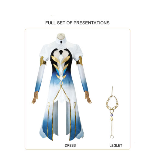 Genshin Impact Furina Water Deity Cosplay Costume