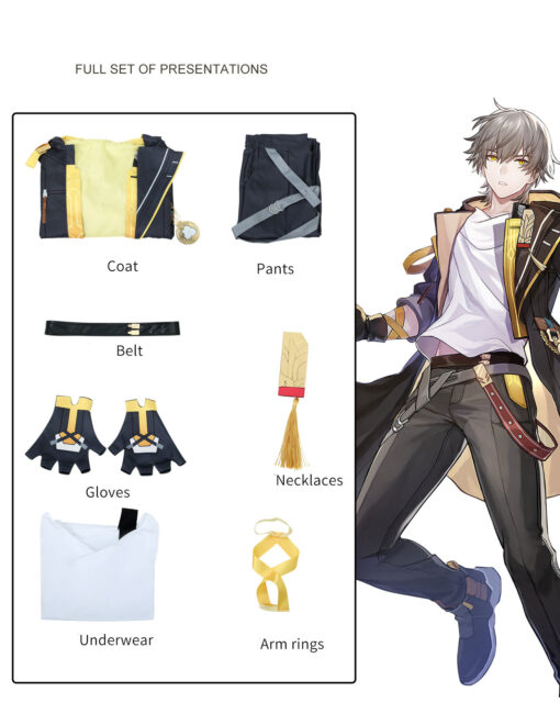 Honkai Star Rail Male Trailblazer Cosplay Costume