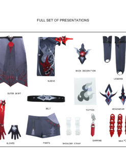 Honkai Star Rail Acheron Red Form Cosplay Costume