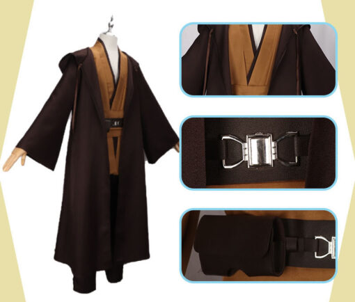 Star Wars Obi-Wan Kenobi Brown Cosplay Costume