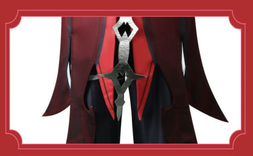 Genshin Impact Crimson Red Diluc Cosplay Costume