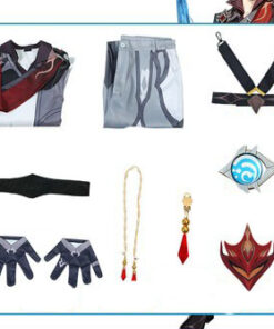 Genshin Impact Tartaglia Cosplay Costume