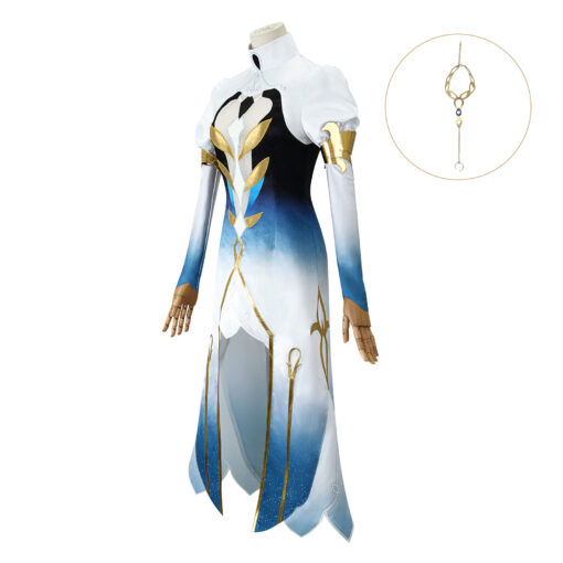 Genshin Impact Furina Water Deity Cosplay Costume