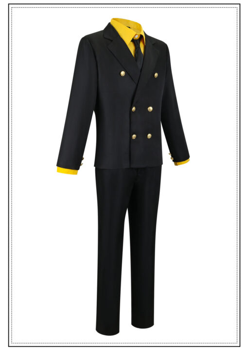 One Piece Sanji Vinsmoke Yellow Cosplay Costume