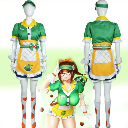 Overwatch Mei Ling Zhou Summer Honey Cosplay Costume