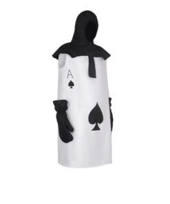 Alice in Wonderland Poker Warrior Spades Cosplay Costume