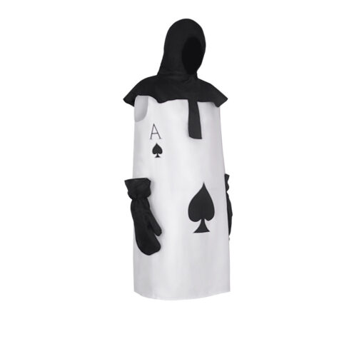 Alice in Wonderland Poker Warrior Spades Cosplay Costume