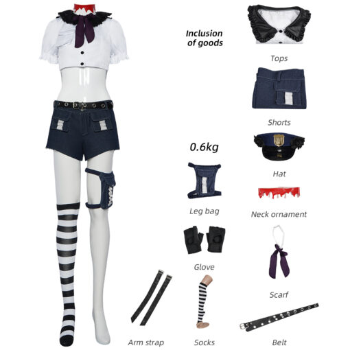 Panty And Stocking With Garterbelt Stocking Anarchy Cosplay Costume