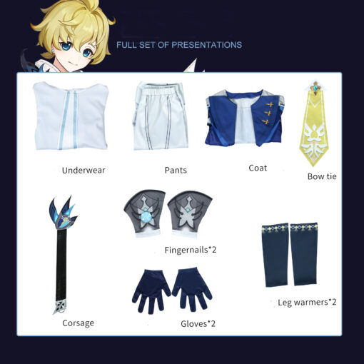 Genshin Impact Mika Cosplay Costume