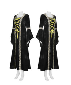 Hocus Pocus Black Robe Dress Cosplay Costume