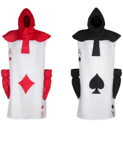 Alice in Wonderland Poker Warrior Spades Cosplay Costume