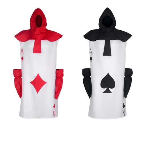 Alice in Wonderland Poker Warrior Spades Cosplay Costume