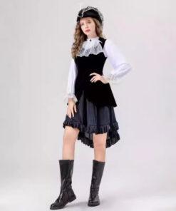 Pirates of the Caribbean Women Pirates Preppy Style Cosplay Costume