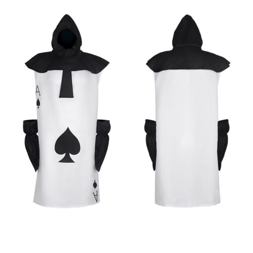 Alice in Wonderland Poker Warrior Spades Cosplay Costume