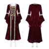 Hocus Pocus Red Robe Dress Cosplay Costume