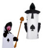 Alice in Wonderland Poker Warrior Spades Cosplay Costume