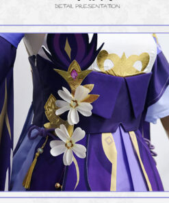 Genshin Impact Keqing Cosplay Costume