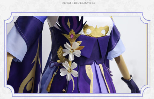 Genshin Impact Keqing Cosplay Costume