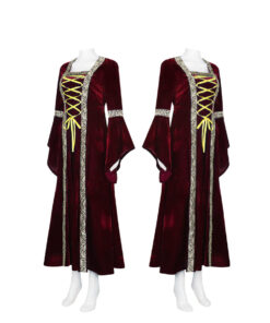 Hocus Pocus Red Robe Dress Cosplay Costume