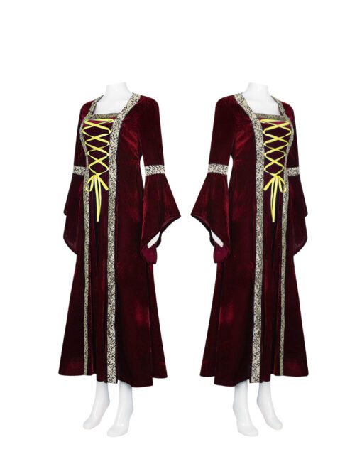 Hocus Pocus Red Robe Dress Cosplay Costume