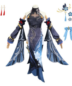 Genshin Impact Shenhe Cosplay Costume