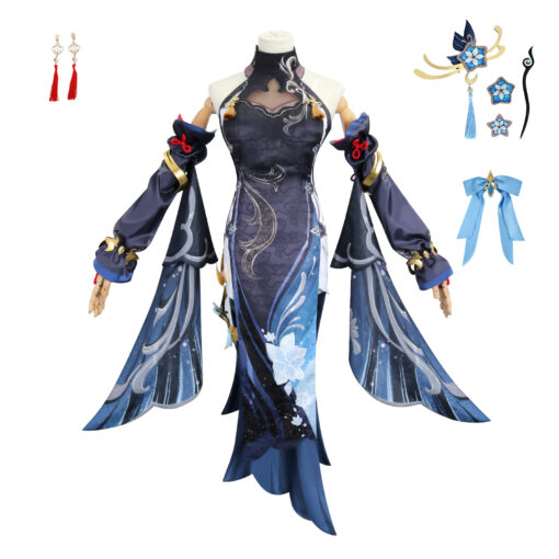 Genshin Impact Shenhe Cosplay Costume