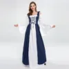 Beauty and the Beast Belle Dark Blue Dress Cosplay Costume