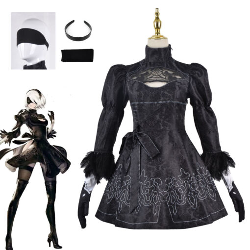 Nier Automata YoRHa No. 2 Type B Dress Cosplay Costume