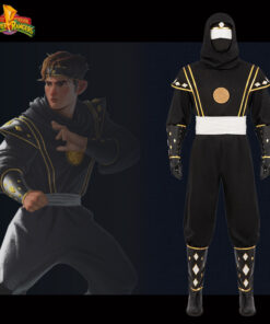 Power Rangers Black Ninja Cosplay Costume