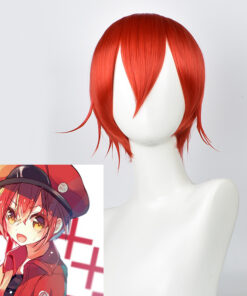 Cells at Work Red Blood Cell Cosplay Wig