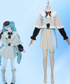 Hatsune Miku Girl Cloak Cosplay Costume